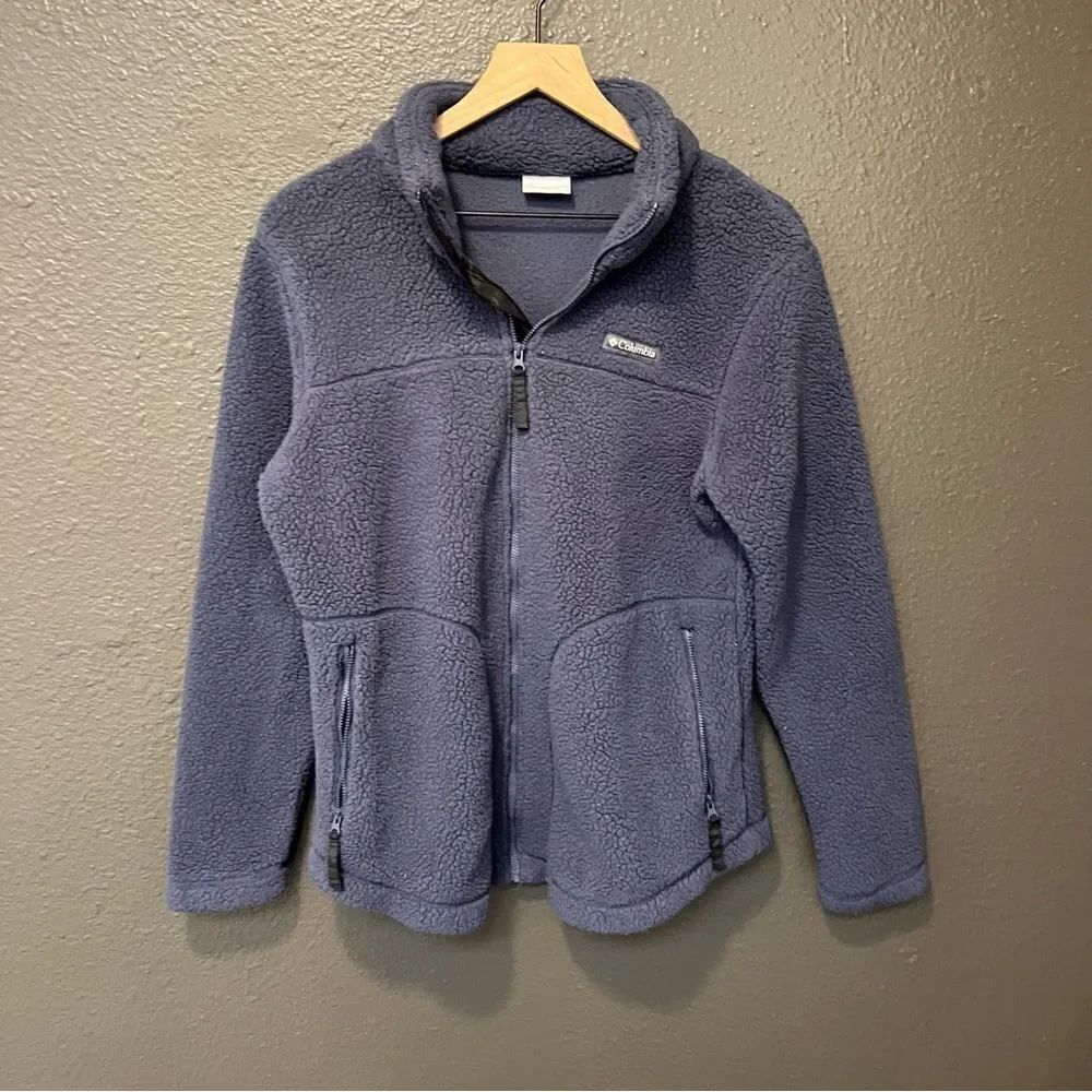 Columbia Sherpa full zip fleece size medium